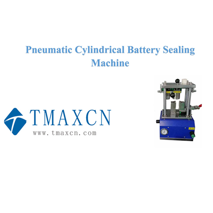 Pneumatic Cylindrical Cell Sealing Machine